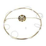 kelvo® GLOW KLV-101-0151 Φωτιστικό Οροφής LED 89W 8900lm 360° AC 220-240V IP20 Ρυθμιζόμενο Λευκό CCT με Χειριστήριο από 2700K έως 6000K Dimmable - Lumileds SMD Chip - Χρυσό Πλατίνα - Μ150 x Π150 x Υ30cm - 3 Χρόνια Εγγύηση - Image 11