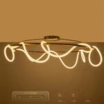 kelvo® GLOW KLV-101-0151 Φωτιστικό Οροφής LED 89W 8900lm 360° AC 220-240V IP20 Ρυθμιζόμενο Λευκό CCT με Χειριστήριο από 2700K έως 6000K Dimmable - Lumileds SMD Chip - Χρυσό Πλατίνα - Μ150 x Π150 x Υ30cm - 3 Χρόνια Εγγύηση - Image 14