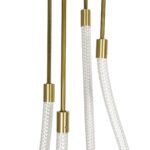 kelvo® GLOW KLV-101-0153 Φωτιστικό Οροφής LED 42W 4200lm 360° AC 220-240V IP20 Ρυθμιζόμενο Λευκό CCT με Χειριστήριο από 2700K έως 6000K Dimmable - Lumileds SMD Chip - Χρυσό Πλατίνα - Μ50 x Π50 x Υ70cm - 3 Χρόνια Εγγύηση - Image 10