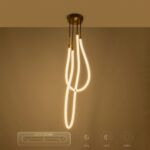 kelvo® GLOW KLV-101-0153 Φωτιστικό Οροφής LED 42W 4200lm 360° AC 220-240V IP20 Ρυθμιζόμενο Λευκό CCT με Χειριστήριο από 2700K έως 6000K Dimmable - Lumileds SMD Chip - Χρυσό Πλατίνα - Μ50 x Π50 x Υ70cm - 3 Χρόνια Εγγύηση - Image 16