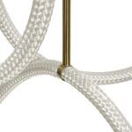 kelvo® GLOW KLV-101-0154 Φωτιστικό Οροφής LED 85W 8500lm 360° AC 220-240V IP20 Ρυθμιζόμενο Λευκό CCT με Χειριστήριο από 2700K έως 6000K Dimmable - Lumileds SMD Chip - Χρυσό Πλατίνα - Μ100 x Π100 x Υ140cm - 3 Χρόνια Εγγύηση - Image 8