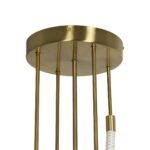 kelvo® GLOW KLV-101-0154 Φωτιστικό Οροφής LED 85W 8500lm 360° AC 220-240V IP20 Ρυθμιζόμενο Λευκό CCT με Χειριστήριο από 2700K έως 6000K Dimmable - Lumileds SMD Chip - Χρυσό Πλατίνα - Μ100 x Π100 x Υ140cm - 3 Χρόνια Εγγύηση - Image 11