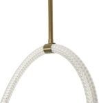 kelvo® GLOW KLV-101-0156 Κρεμαστό Φωτιστικό Οροφής LED 34W 3400lm 360° AC 220-240V IP20 Ρυθμιζόμενο Λευκό CCT με Χειριστήριο από 2700K έως 6000K Dimmable - Lumileds SMD Chip - Χρυσό Πλατίνα - Μ20 x Π35 x Υ120cm - 3 Χρόνια Εγγύηση - Image 9