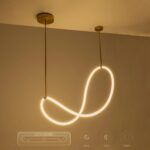 kelvo® GLOW KLV-101-0156 Κρεμαστό Φωτιστικό Οροφής LED 34W 3400lm 360° AC 220-240V IP20 Ρυθμιζόμενο Λευκό CCT με Χειριστήριο από 2700K έως 6000K Dimmable - Lumileds SMD Chip - Χρυσό Πλατίνα - Μ20 x Π35 x Υ120cm - 3 Χρόνια Εγγύηση - Image 15