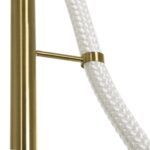 kelvo® GLOW KLV-101-0159 Κρεμαστό Φωτιστικό Οροφής LED 24W 2400lm 360° AC 220-240V IP20 Ρυθμιζόμενο Λευκό CCT με On/Off 2700K/4500K/6000K - Lumileds SMD Chip - Χρυσό Πλατίνα - Μ24 x Π10 x Υ62cm - 3 Χρόνια Εγγύηση - Image 10