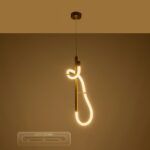 kelvo® GLOW KLV-101-0159 Κρεμαστό Φωτιστικό Οροφής LED 24W 2400lm 360° AC 220-240V IP20 Ρυθμιζόμενο Λευκό CCT με On/Off 2700K/4500K/6000K - Lumileds SMD Chip - Χρυσό Πλατίνα - Μ24 x Π10 x Υ62cm - 3 Χρόνια Εγγύηση - Image 14