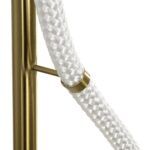 kelvo® GLOW KLV-101-0160 Κρεμαστό Φωτιστικό Οροφής LED 24W 2400lm 360° AC 220-240V IP20 Ρυθμιζόμενο Λευκό CCT με On/Off 2700K/4500K/6000K - Lumileds SMD Chip - Χρυσό Πλατίνα - Μ30 x Π17 x Υ66cm - 3 Χρόνια Εγγύηση - Image 9