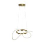 kelvo® GLOW KLV-101-0161 Κρεμαστό Φωτιστικό Οροφής LED 30W 3000lm 360° AC 220-240V IP20 Ρυθμιζόμενο Λευκό CCT με Χειριστήριο από 2700K έως 6000K Dimmable - Lumileds SMD Chip - Χρυσό Πλατίνα - Μ40 x Π40 x Υ30cm - 3 Χρόνια Εγγύηση - Image 6