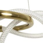 kelvo® GLOW KLV-101-0161 Κρεμαστό Φωτιστικό Οροφής LED 30W 3000lm 360° AC 220-240V IP20 Ρυθμιζόμενο Λευκό CCT με Χειριστήριο από 2700K έως 6000K Dimmable - Lumileds SMD Chip - Χρυσό Πλατίνα - Μ40 x Π40 x Υ30cm - 3 Χρόνια Εγγύηση - Image 10