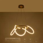 kelvo® GLOW KLV-101-0162 Κρεμαστό Φωτιστικό Οροφής LED 36W 3600lm 360° AC 220-240V IP20 Ρυθμιζόμενο Λευκό CCT με Χειριστήριο από 2700K έως 6000K Dimmable - Lumileds SMD Chip - Χρυσό Πλατίνα - Μ70 x Π70 x Υ40cm - 3 Χρόνια Εγγύηση - Image 15