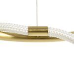 kelvo® GLOW KLV-101-0163 Κρεμαστό Φωτιστικό Οροφής LED 58W 5800lm 360° AC 220-240V IP20 Ρυθμιζόμενο Λευκό CCT με Χειριστήριο από 2700K έως 6000K Dimmable - Lumileds SMD Chip - Χρυσό Πλατίνα - Μ80 x Π80 x Υ40cm - 3 Χρόνια Εγγύηση - Image 9