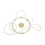 kelvo® GLOW KLV-101-0163 Κρεμαστό Φωτιστικό Οροφής LED 58W 5800lm 360° AC 220-240V IP20 Ρυθμιζόμενο Λευκό CCT με Χειριστήριο από 2700K έως 6000K Dimmable - Lumileds SMD Chip - Χρυσό Πλατίνα - Μ80 x Π80 x Υ40cm - 3 Χρόνια Εγγύηση - Image 11