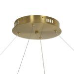 kelvo® GLOW KLV-101-0165 Κρεμαστό Φωτιστικό Οροφής LED 100W 10000lm 360° AC 220-240V IP20 Ρυθμιζόμενο Λευκό CCT με Χειριστήριο από 2700K έως 6000K Dimmable - Lumileds SMD Chip - Χρυσό Πλατίνα - Μ150 x Π150 x Υ100cm - 3 Χρόνια Εγγύηση - Image 10