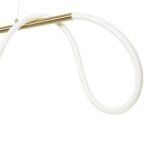 kelvo® GLOW KLV-101-0167 Κρεμαστό Φωτιστικό Οροφής LED 45W 4500lm 360° AC 220-240V IP20 Ρυθμιζόμενο Λευκό CCT με Χειριστήριο από 2700K έως 6000K Dimmable - Lumileds SMD Chip - Χρυσό Πλατίνα - Μ180 x Π30 x Υ40cm - 3 Χρόνια Εγγύηση - Image 8