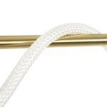 kelvo® GLOW KLV-101-0167 Κρεμαστό Φωτιστικό Οροφής LED 45W 4500lm 360° AC 220-240V IP20 Ρυθμιζόμενο Λευκό CCT με Χειριστήριο από 2700K έως 6000K Dimmable - Lumileds SMD Chip - Χρυσό Πλατίνα - Μ180 x Π30 x Υ40cm - 3 Χρόνια Εγγύηση - Image 9