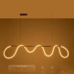 kelvo® GLOW KLV-101-0167 Κρεμαστό Φωτιστικό Οροφής LED 45W 4500lm 360° AC 220-240V IP20 Ρυθμιζόμενο Λευκό CCT με Χειριστήριο από 2700K έως 6000K Dimmable - Lumileds SMD Chip - Χρυσό Πλατίνα - Μ180 x Π30 x Υ40cm - 3 Χρόνια Εγγύηση - Image 16