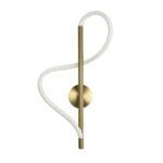 kelvo® GLOW KLV-101-0168 Φωτιστικό Τοίχου / Απλίκα LED 24W 2400lm 360° AC 220-240V IP20 Ρυθμιζόμενο Λευκό CCT με On/Off 2700K/4500K/6000K - Lumileds SMD Chip - Χρυσό Πλατίνα - Μ30 x Π15 x Υ70cm - 3 Χρόνια Εγγύηση - Image 4