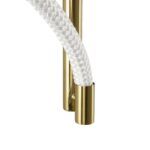 kelvo® GLOW KLV-101-0168 Φωτιστικό Τοίχου / Απλίκα LED 24W 2400lm 360° AC 220-240V IP20 Ρυθμιζόμενο Λευκό CCT με On/Off 2700K/4500K/6000K - Lumileds SMD Chip - Χρυσό Πλατίνα - Μ30 x Π15 x Υ70cm - 3 Χρόνια Εγγύηση - Image 6