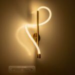 kelvo® GLOW KLV-101-0168 Φωτιστικό Τοίχου / Απλίκα LED 24W 2400lm 360° AC 220-240V IP20 Ρυθμιζόμενο Λευκό CCT με On/Off 2700K/4500K/6000K - Lumileds SMD Chip - Χρυσό Πλατίνα - Μ30 x Π15 x Υ70cm - 3 Χρόνια Εγγύηση - Image 11