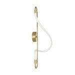 kelvo® GLOW KLV-101-0169 Φωτιστικό Τοίχου / Απλίκα LED 18W 1800lm 360° AC 220-240V IP20 Ρυθμιζόμενο Λευκό CCT με On/Off 2700K/4500K/6000K - Lumileds SMD Chip - Χρυσό Πλατίνα - Μ30 x Π15 x Υ70cm - 3 Χρόνια Εγγύηση - Image 5