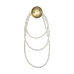 kelvo® GLOW KLV-101-0171 Φωτιστικό Τοίχου / Απλίκα LED 60W 6000lm 360° AC 220-240V IP20 Ρυθμιζόμενο Λευκό CCT με Χειριστήριο από 2700K έως 6000K Dimmable - Lumileds SMD Chip - Χρυσό Πλατίνα - Μ40 x Π15 x Υ110cm - 3 Χρόνια Εγγύηση - Image 4