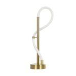 kelvo® GLOW KLV-101-0172 Επιτραπέζιο Φωτιστικό Πορτατίφ LED 18W 1800lm 360° AC 220-240V IP20 Ρυθμιζόμενο Λευκό CCT με Αφή 2700K/4500K/6000K Dimmable - Lumileds SMD Chip - Χρυσό Πλατίνα - Μ30 x Π30 x Υ60cm - 3 Χρόνια Εγγύηση - Image 4