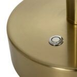 kelvo® GLOW KLV-101-0172 Επιτραπέζιο Φωτιστικό Πορτατίφ LED 18W 1800lm 360° AC 220-240V IP20 Ρυθμιζόμενο Λευκό CCT με Αφή 2700K/4500K/6000K Dimmable - Lumileds SMD Chip - Χρυσό Πλατίνα - Μ30 x Π30 x Υ60cm - 3 Χρόνια Εγγύηση - Image 11