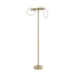 kelvo® GLOW KLV-101-0174 Επιδαπέδιο Φωτιστικό LED 30W 3000lm 360° AC 220-240V IP20 Ρυθμιζόμενο Λευκό CCT με Αφή 2700K/4500K/6000K Dimmable - Lumileds SMD Chip - Χρυσό Πλατίνα - Μ45 x Π45 x Υ160cm - 3 Χρόνια Εγγύηση - Image 4