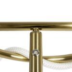 kelvo® GLOW KLV-101-0174 Επιδαπέδιο Φωτιστικό LED 30W 3000lm 360° AC 220-240V IP20 Ρυθμιζόμενο Λευκό CCT με Αφή 2700K/4500K/6000K Dimmable - Lumileds SMD Chip - Χρυσό Πλατίνα - Μ45 x Π45 x Υ160cm - 3 Χρόνια Εγγύηση - Image 8