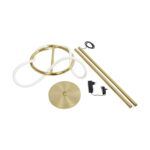 kelvo® GLOW KLV-101-0174 Επιδαπέδιο Φωτιστικό LED 30W 3000lm 360° AC 220-240V IP20 Ρυθμιζόμενο Λευκό CCT με Αφή 2700K/4500K/6000K Dimmable - Lumileds SMD Chip - Χρυσό Πλατίνα - Μ45 x Π45 x Υ160cm - 3 Χρόνια Εγγύηση - Image 11