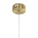 kelvo® GLOW KLV-101-0175 Κρεμαστό Φωτιστικό Οροφής LED 18W 1800lm 360° AC 220-240V IP20 Ρυθμιζόμενο Λευκό CCT με On/Off 2700K/4500K/6000K - Lumileds SMD Chip - Χρυσό Πλατίνα - Μ30 x Π6 x Υ60cm - 3 Χρόνια Εγγύηση - Image 12