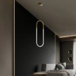 kelvo® GLOW KLV-101-0176 Κρεμαστό Φωτιστικό Οροφής LED 18W 1800lm 360° AC 220-240V IP20 Ρυθμιζόμενο Λευκό CCT με On/Off 2700K/4500K/6000K - Lumileds SMD Chip - Χρυσό Πλατίνα - Μ20 x Π2.5 x Υ60cm - 3 Χρόνια Εγγύηση - Image 2