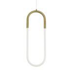 kelvo® GLOW KLV-101-0176 Κρεμαστό Φωτιστικό Οροφής LED 18W 1800lm 360° AC 220-240V IP20 Ρυθμιζόμενο Λευκό CCT με On/Off 2700K/4500K/6000K - Lumileds SMD Chip - Χρυσό Πλατίνα - Μ20 x Π2.5 x Υ60cm - 3 Χρόνια Εγγύηση - Image 11