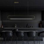 kelvo® GLOW KLV-101-0177 Κρεμαστό Φωτιστικό Οροφής LED 15W 1500lm 360° AC 220-240V IP20 Ρυθμιζόμενο Λευκό CCT με Χειριστήριο από 2700K έως 6000K Dimmable - Lumileds SMD Chip - Χρυσό Πλατίνα - Μ120 x Π3 x Υ17cm - 3 Χρόνια Εγγύηση - Image 2