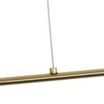 kelvo® GLOW KLV-101-0177 Κρεμαστό Φωτιστικό Οροφής LED 15W 1500lm 360° AC 220-240V IP20 Ρυθμιζόμενο Λευκό CCT με Χειριστήριο από 2700K έως 6000K Dimmable - Lumileds SMD Chip - Χρυσό Πλατίνα - Μ120 x Π3 x Υ17cm - 3 Χρόνια Εγγύηση - Image 9