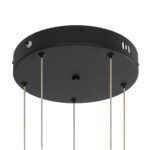 kelvo® LEXAGON KLV-101-0179 Κρεμαστό Φωτιστικό Οροφής LED 120W 12000lm 200° AC 220-240V IP20 Ρυθμιζόμενο Λευκό CCT με Χειριστήριο από 2700K έως 6000K Dimmable - Lumileds SMD Chip - Μαύρο Ματ - Μ110 x Π90 x Υ110cm - 3 Χρόνια Εγγύηση - Image 6