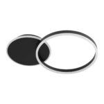 kelvo® VENOM KLV-101-0181 Φωτιστικό Οροφής LED 45W 4500lm 360° AC 220-240V IP20 Ρυθμιζόμενο Λευκό CCT με Χειριστήριο από 2700K έως 6000K Dimmable - Lumileds SMD Chip - Μαύρο Ματ - Μ60 x Π40 x Υ7.5cm - 3 Χρόνια Εγγύηση - Image 5