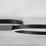 kelvo® VENOM KLV-101-0181 Φωτιστικό Οροφής LED 45W 4500lm 360° AC 220-240V IP20 Ρυθμιζόμενο Λευκό CCT με Χειριστήριο από 2700K έως 6000K Dimmable - Lumileds SMD Chip - Μαύρο Ματ - Μ60 x Π40 x Υ7.5cm - 3 Χρόνια Εγγύηση - Image 6