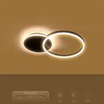 kelvo® VENOM KLV-101-0181 Φωτιστικό Οροφής LED 45W 4500lm 360° AC 220-240V IP20 Ρυθμιζόμενο Λευκό CCT με Χειριστήριο από 2700K έως 6000K Dimmable - Lumileds SMD Chip - Μαύρο Ματ - Μ60 x Π40 x Υ7.5cm - 3 Χρόνια Εγγύηση - Image 9