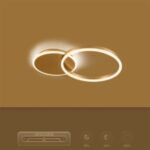 kelvo® VENOM KLV-101-0183 Φωτιστικό Οροφής LED 45W 4500lm 360° AC 220-240V IP20 Ρυθμιζόμενο Λευκό CCT με Χειριστήριο από 2700K έως 6000K Dimmable - Lumileds SMD Chip - Χρυσό Πλατίνα - Μ60 x Π40 x Υ7.5cm - 3 Χρόνια Εγγύηση - Image 9