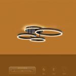 kelvo® VENOM KLV-101-0184 Φωτιστικό Οροφής LED 100W 10000lm 360° AC 220-240V IP20 Ρυθμιζόμενο Λευκό CCT με Χειριστήριο από 2700K έως 6000K Dimmable - Lumileds SMD Chip - Μαύρο Ματ - Μ70 x Π40 x Υ16cm - 3 Χρόνια Εγγύηση - Image 8