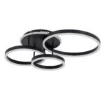 kelvo® VENOM KLV-101-0184 Φωτιστικό Οροφής LED 100W 10000lm 360° AC 220-240V IP20 Ρυθμιζόμενο Λευκό CCT με Χειριστήριο από 2700K έως 6000K Dimmable - Lumileds SMD Chip - Μαύρο Ματ - Μ70 x Π40 x Υ16cm - 3 Χρόνια Εγγύηση - Image 3