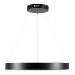 kelvo® VENOM KLV-101-0187 Κρεμαστό Φωτιστικό Οροφής LED 45W 4500lm 120° AC 220-240V IP20 Ρυθμιζόμενο Λευκό CCT με Χειριστήριο από 2700K έως 6000K Dimmable - Lumileds SMD Chip - Μαύρο Ματ - Μ60 x Π60 x Υ6.5cm - 3 Χρόνια Εγγύηση - Image 4