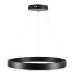 kelvo® VENOM KLV-101-0187 Κρεμαστό Φωτιστικό Οροφής LED 45W 4500lm 120° AC 220-240V IP20 Ρυθμιζόμενο Λευκό CCT με Χειριστήριο από 2700K έως 6000K Dimmable - Lumileds SMD Chip - Μαύρο Ματ - Μ60 x Π60 x Υ6.5cm - 3 Χρόνια Εγγύηση - Image 5