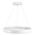 kelvo® VENOM KLV-101-0188 Κρεμαστό Φωτιστικό Οροφής LED 45W 4500lm 120° AC 220-240V IP20 Ρυθμιζόμενο Λευκό CCT με Χειριστήριο από 2700K έως 6000K Dimmable - Lumileds SMD Chip - Λευκό Ματ - Μ60 x Π60 x Υ6.5cm - 3 Χρόνια Εγγύηση - Image 5