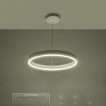 kelvo® VENOM KLV-101-0188 Κρεμαστό Φωτιστικό Οροφής LED 45W 4500lm 120° AC 220-240V IP20 Ρυθμιζόμενο Λευκό CCT με Χειριστήριο από 2700K έως 6000K Dimmable - Lumileds SMD Chip - Λευκό Ματ - Μ60 x Π60 x Υ6.5cm - 3 Χρόνια Εγγύηση - Image 13