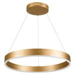 kelvo® VENOM KLV-101-0189 Κρεμαστό Φωτιστικό Οροφής LED 45W 4500lm 120° AC 220-240V IP20 Ρυθμιζόμενο Λευκό CCT με Χειριστήριο από 2700K έως 6000K Dimmable - Lumileds SMD Chip - Χρυσό Πλατίνα - Μ60 x Π60 x Υ6.5cm - 3 Χρόνια Εγγύηση - Image 3