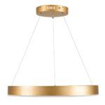 kelvo® VENOM KLV-101-0189 Κρεμαστό Φωτιστικό Οροφής LED 45W 4500lm 120° AC 220-240V IP20 Ρυθμιζόμενο Λευκό CCT με Χειριστήριο από 2700K έως 6000K Dimmable - Lumileds SMD Chip - Χρυσό Πλατίνα - Μ60 x Π60 x Υ6.5cm - 3 Χρόνια Εγγύηση - Image 4