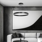 kelvo® VENOM KLV-101-0190 Κρεμαστό Φωτιστικό Οροφής LED 67W 6700lm 120° AC 220-240V IP20 Ρυθμιζόμενο Λευκό CCT με Χειριστήριο από 2700K έως 6000K Dimmable - Lumileds SMD Chip - Μαύρο Ματ - Μ80 x Π80 x Υ6.5cm - 3 Χρόνια Εγγύηση - Image 2