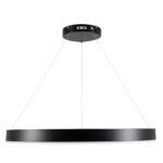 kelvo® VENOM KLV-101-0190 Κρεμαστό Φωτιστικό Οροφής LED 67W 6700lm 120° AC 220-240V IP20 Ρυθμιζόμενο Λευκό CCT με Χειριστήριο από 2700K έως 6000K Dimmable - Lumileds SMD Chip - Μαύρο Ματ - Μ80 x Π80 x Υ6.5cm - 3 Χρόνια Εγγύηση - Image 4